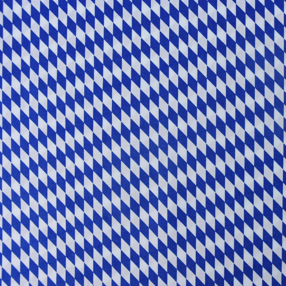 Baumwollstoff Bayernraute Bayrisch Raute blau weiß 1,4m Breite