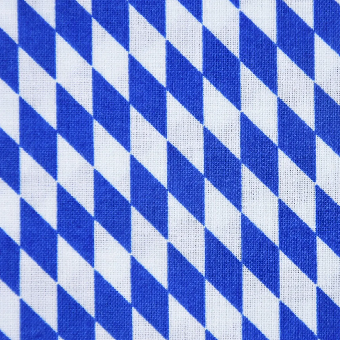 Baumwollstoff Bayernraute Bayrisch Raute blau weiß 1,4m Breite