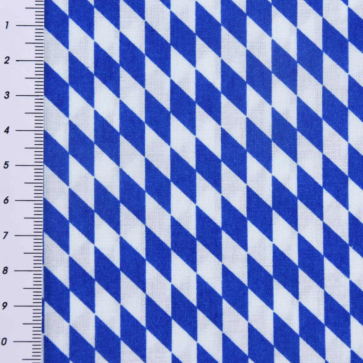 Baumwollstoff Bayernraute Bayrisch Raute blau weiß 1,4m Breite