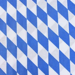Baumwollstoff Bayernraute Bayrisch Raute groß blau weiß 1,4m Breite