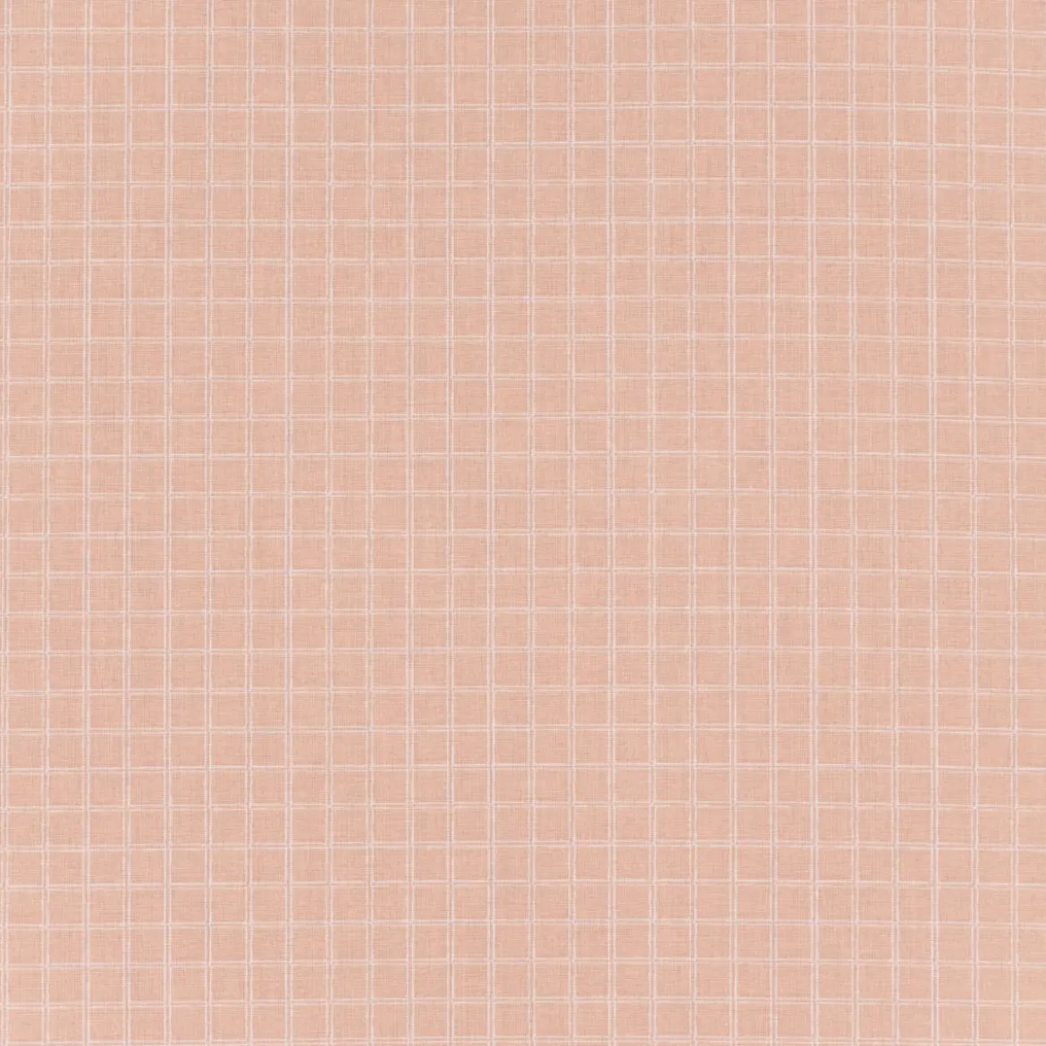Baumwollstoff beschichtet Tischdeckenstoff Enduit Gitter Karo skin beige 1,45m Breite