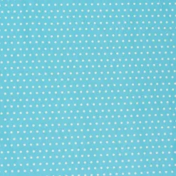 Baumwollstoff blau Punkte klein weiß Dekostoff