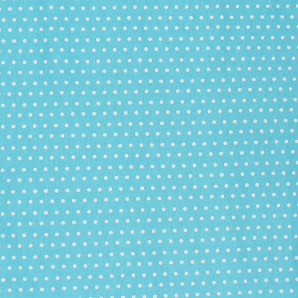 Baumwollstoff blau Punkte klein weiß Dekostoff