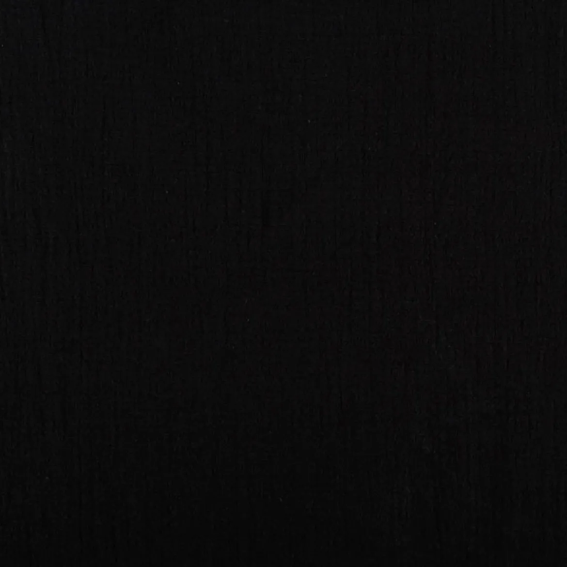 Baumwollstoff Cotton Slub washed schwarz 1,30m Breite