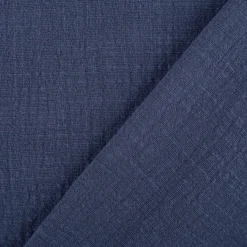 Baumwollstoff Cotton Slub washed jeansblau 1,30m Breite