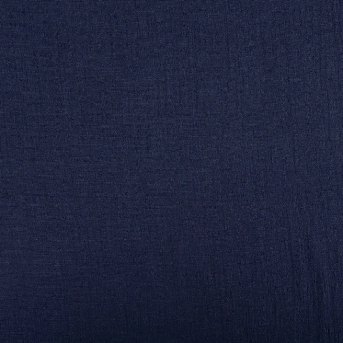 Baumwollstoff Cotton Slub washed navy-blau 1,30m Breite