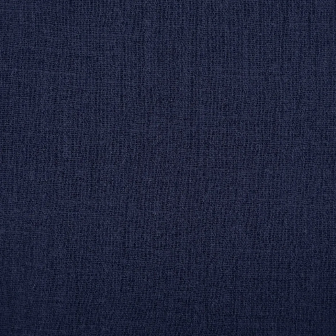 Baumwollstoff Cotton Slub washed navy-blau 1,30m Breite