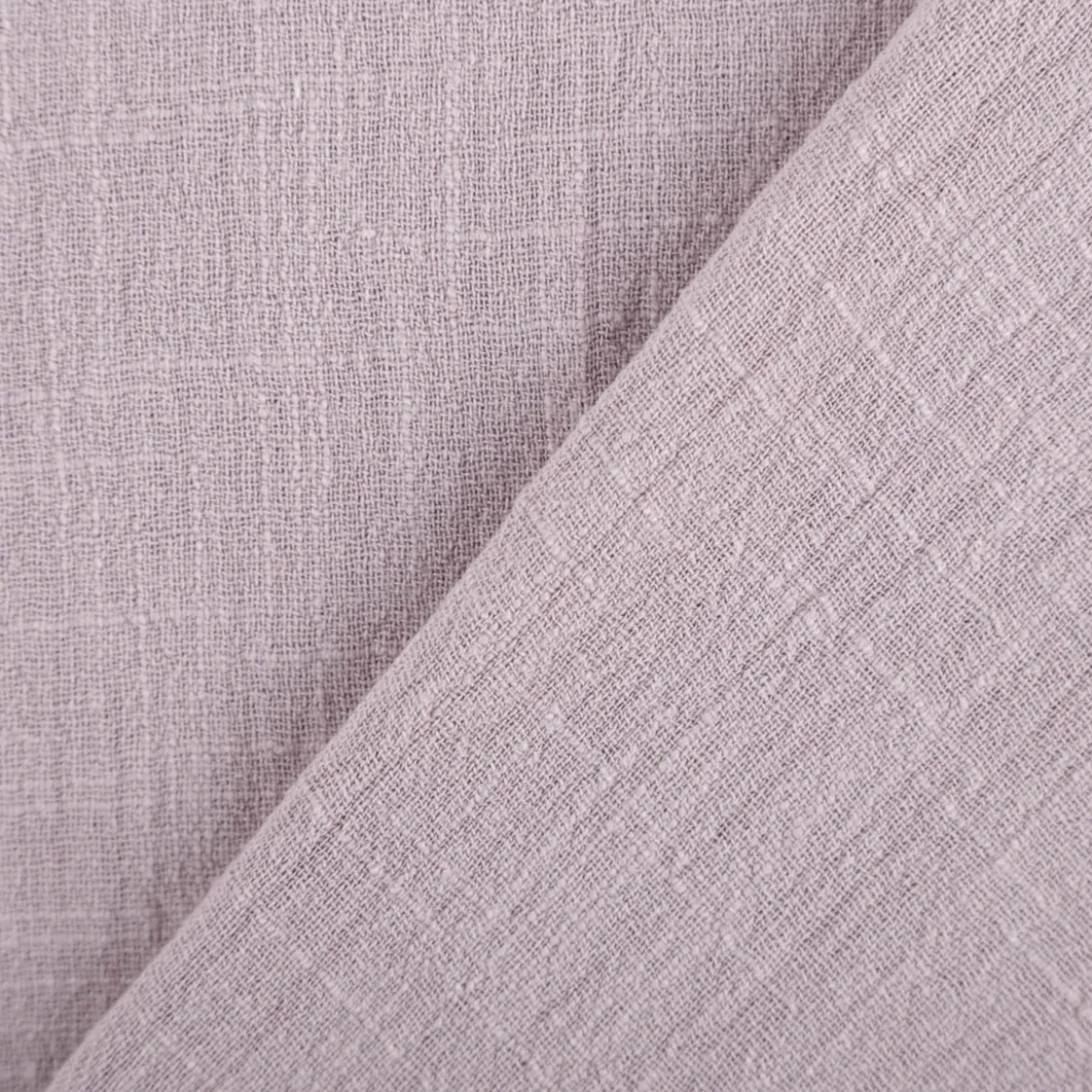 Baumwollstoff Cotton Slub washed violett 1,30m Breite