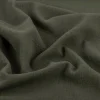 Baumwollstoff Cotton Slub washed army-grün 1,30m Breite