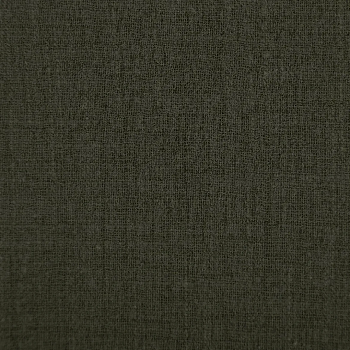 Baumwollstoff Cotton Slub washed army-grün 1,30m Breite