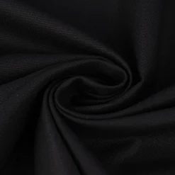 Baumwollstoff Dekostoff Canvas einfarbig schwarz 1,4m Breite