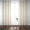 Baumwollstoff Dekostoff Canvas einfarbig natur 1,4m Breite