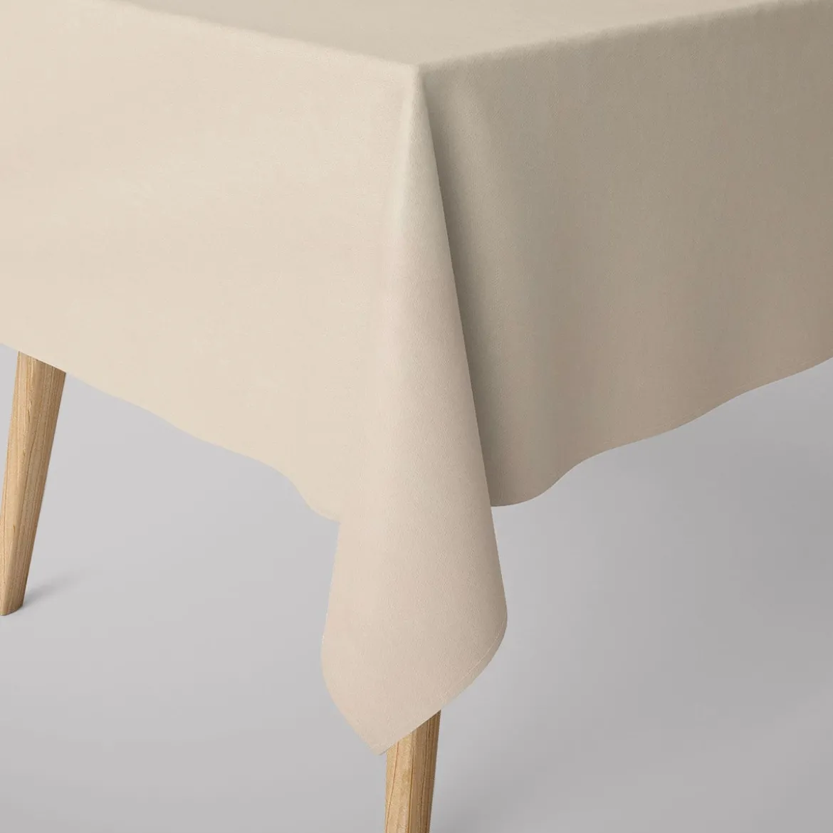 Baumwollstoff Dekostoff Canvas einfarbig natur 1,4m Breite