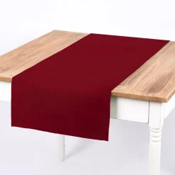 Baumwollstoff Dekostoff Canvas einfarbig bordeaux 1,4m Breite