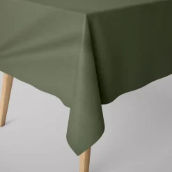 Baumwollstoff Dekostoff Canvas einfarbig oliv 1,4m Breite