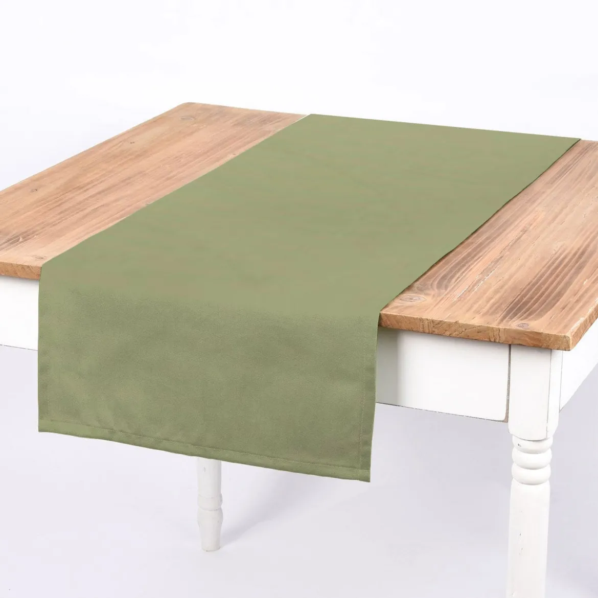 Baumwollstoff Dekostoff Canvas einfarbig dunkelmint 1,4m Breite