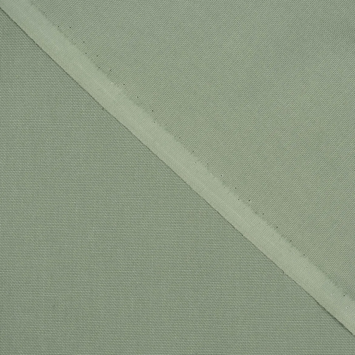 Baumwollstoff Dekostoff Canvas einfarbig altgrün 1,4m Breite