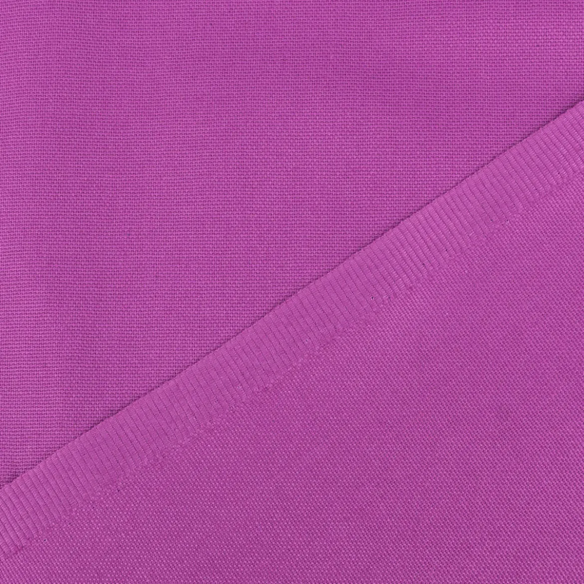 Baumwollstoff Dekostoff Canvas einfarbig violett 1,4m Breite