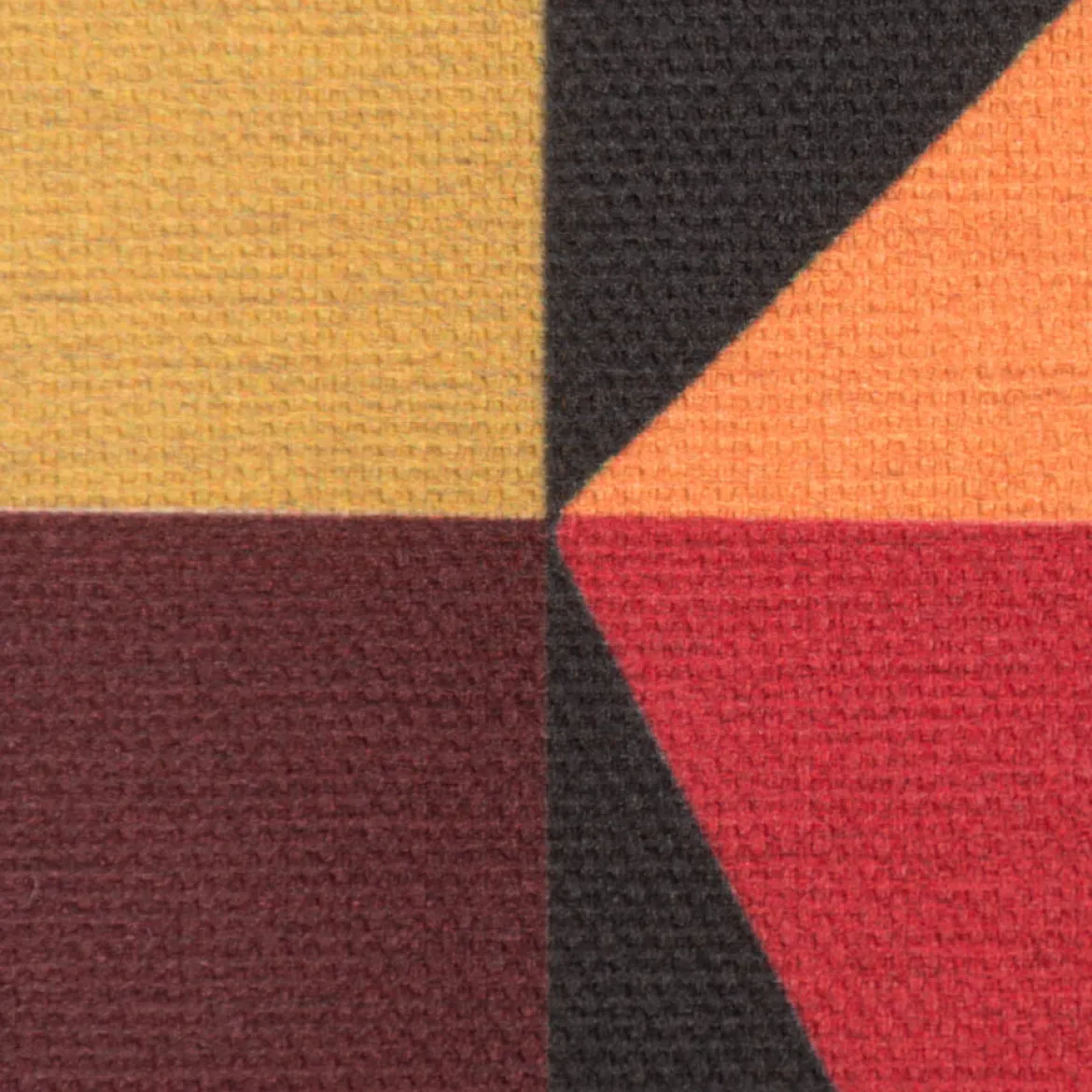 Baumwollstoff Dekostoff Halbpanama Geometrie Formen schwarz bunt 1,40m Breite