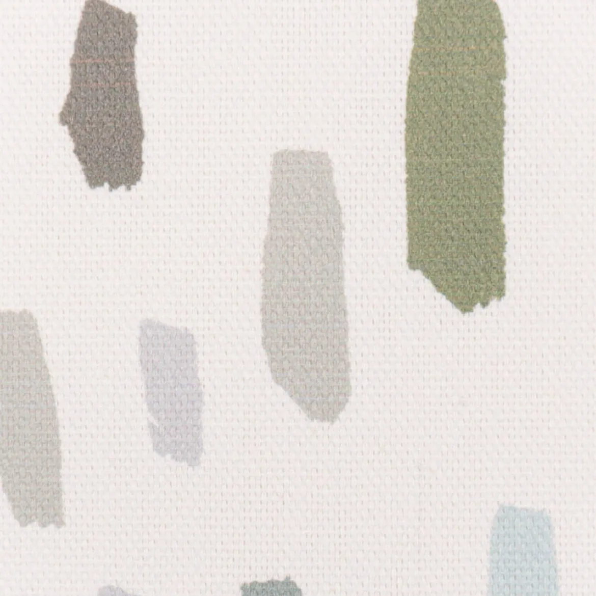 Baumwollstoff Dekostoff Halbpanama Striche weiß grün blau grau beige 1,40m Breite