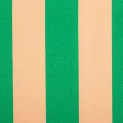 Baumwollstoff Dekostoff Halbpanama Digitaldruck Joyful Basic Stripe grün peach 1,40m Breite