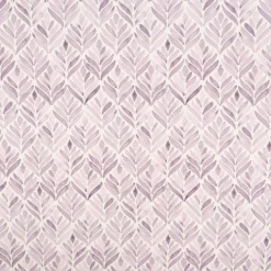 Baumwollstoff Dekostoff Halbpanama Digitaldruck Aquarell Ornamente weiß lila 1,40m Breite
