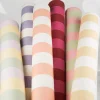 Baumwollstoff Dekostoff Halbpanama Digitaldruck Streifen pink rot 1,40m Breite