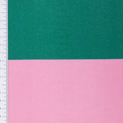 Baumwollstoff Dekostoff Halbpanama Digitaldruck Streifen dunkelgrün pink 1,40m Breite