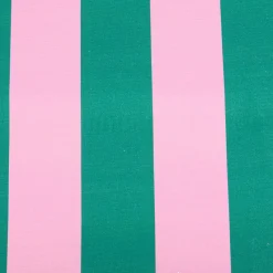 Baumwollstoff Dekostoff Halbpanama Digitaldruck Streifen dunkelgrün pink 1,40m Breite