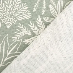 Baumwollstoff Dekostoff Haute-Savoie Halb-Panama Agave salbei-grün 155cm Breite