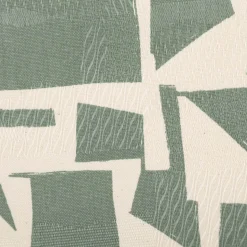 Baumwollstoff Dekostoff Jacquard Korgen natur mint 140cm Breite