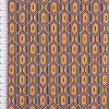Baumwollstoff Finchley Mini Retro Sechseck Raute rot gelb 1,40m Breite