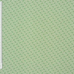 Baumwollstoff Geometrisch Striche mint weiß