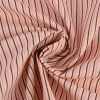 Baumwollstoff GILDWIN Streifen Nadelstreifen fein rosa grau beige 1,5m Breite