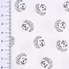 Baumwollstoff Igel weiß schwarz 1,5m Breite