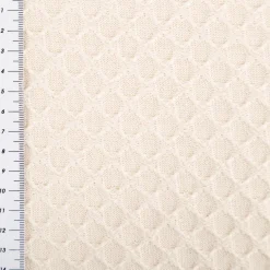 Baumwollstoff Jacquard Strickstoff Naturals natur 1,3m Breite