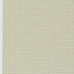 Baumwollstoff kariert weiß beige 2mm