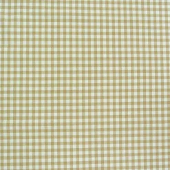 Baumwollstoff kariert weiß beige 9mm 1,4m Breite