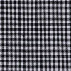 Baumwollstoff kariert weiß schwarz 2mm