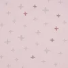 Baumwollstoff Kreuze Sterne rosa grau altrosa 1,40m Breite