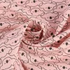 Baumwollstoff MIKOA Koala Kopf rosa dunkelgrau 1,50m Breite