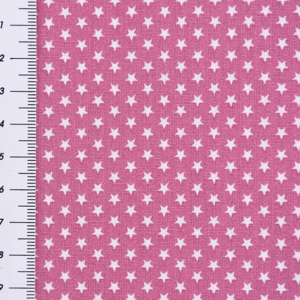 Baumwollstoff Mini Sterne beere mauve weiß 1,40m Breite