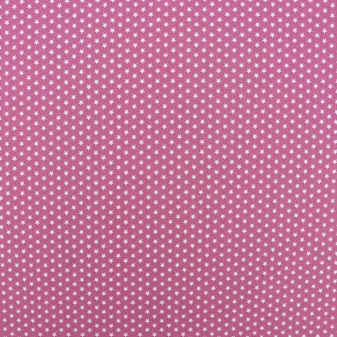 Baumwollstoff Mini Sterne beere mauve weiß 1,40m Breite