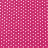 Baumwollstoff Mini Sterne pink weiß