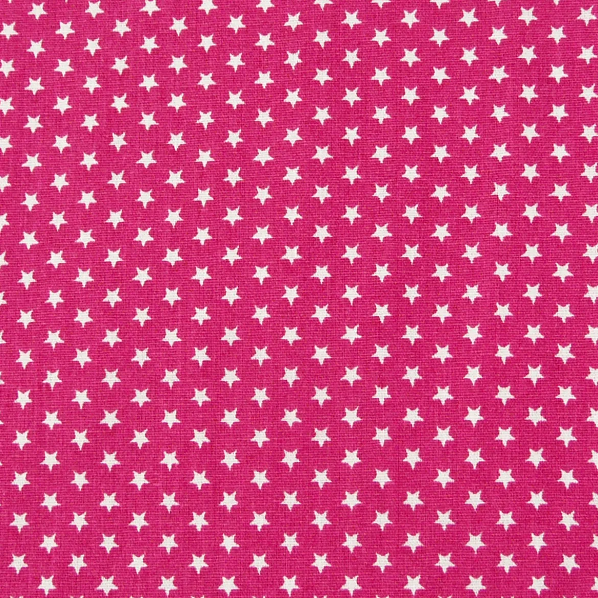 Baumwollstoff Mini Sterne pink weiß