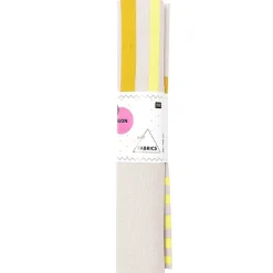Baumwollstoff Okina Hana beige blau neongelb von Rico Design 50x140cm