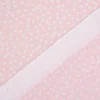 Baumwollstoff Pallino Punkte Tüpfelchen Flocken rosa weiß 1,40m Breite
