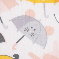 Baumwollstoff Parapluie Regenschirm Tiergesicht bunt 1,40m Breite
