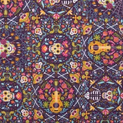 Baumwollstoff Patchwork Set Fiesta mit 5 Stoffabschnitten 44x55cm