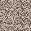 Baumwollstoff Popeline Benja Leopardenmuster beige grau 1,50m Breite